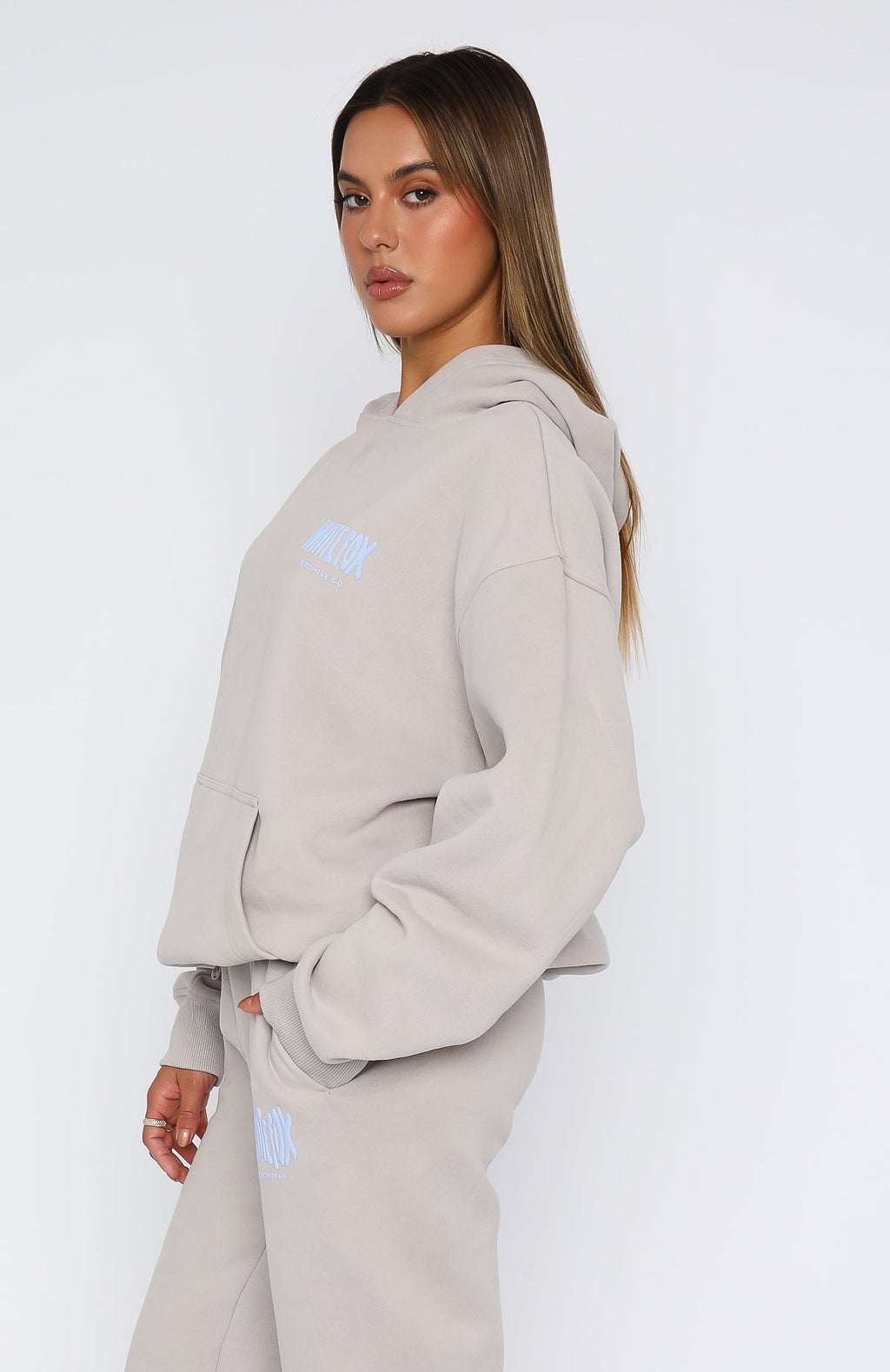 White Fox Archive 6.0 Oversized Hoodie Dove