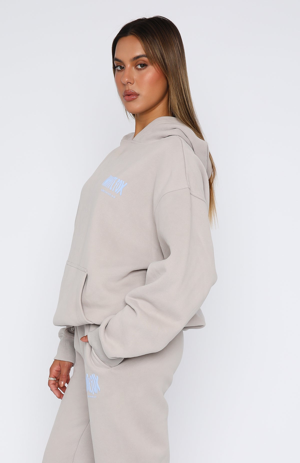 White Fox Archive 6.0 Oversized Hoodie Dove