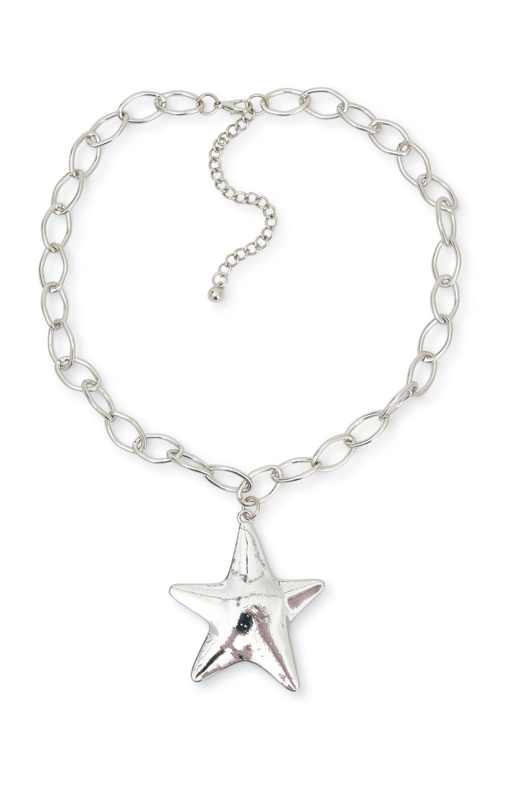 White Fox Bryn Necklace Silver