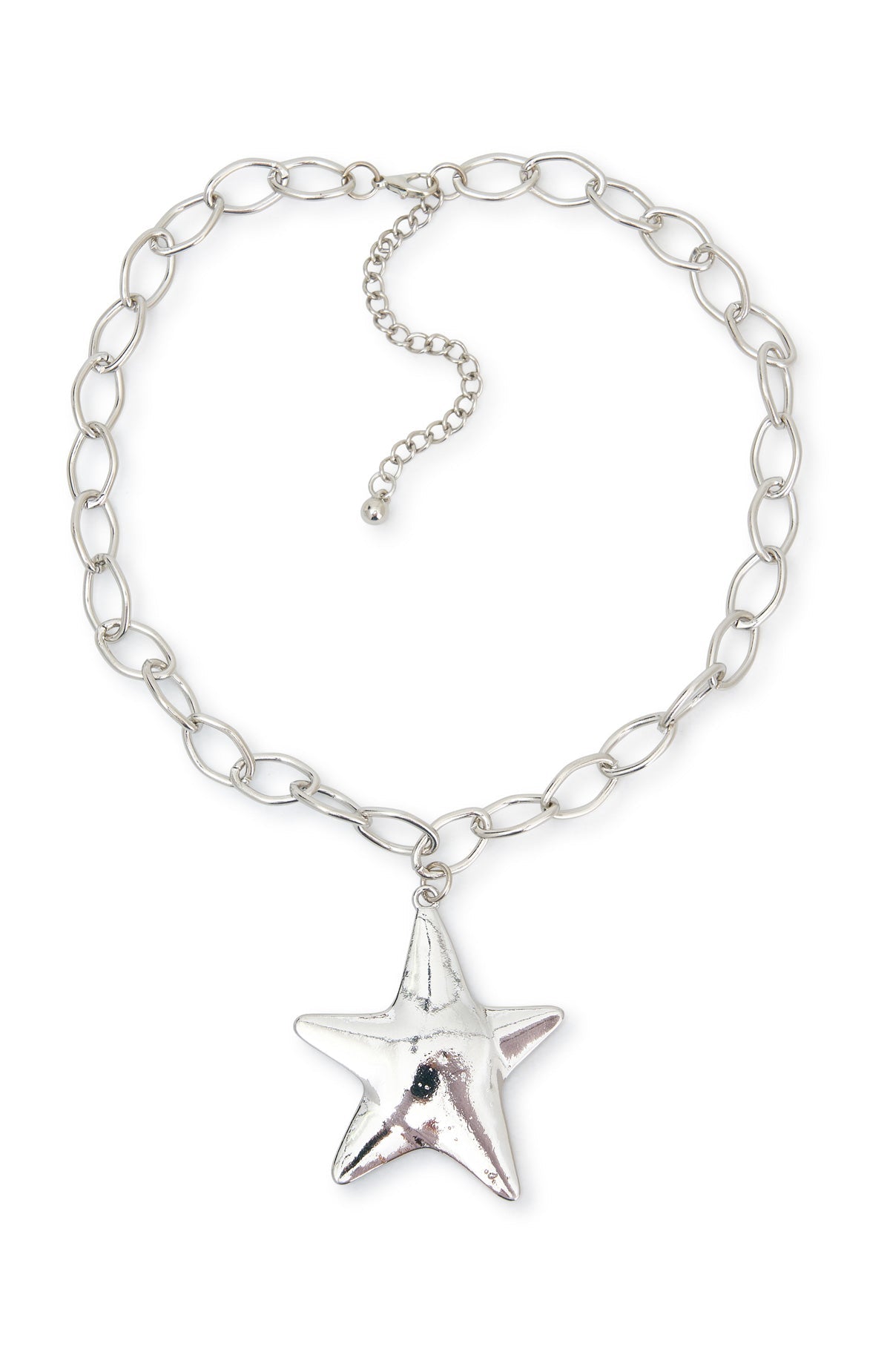 White Fox Bryn Necklace Silver