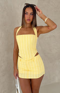White Fox Unsaid Words Halter Bustier Lemon