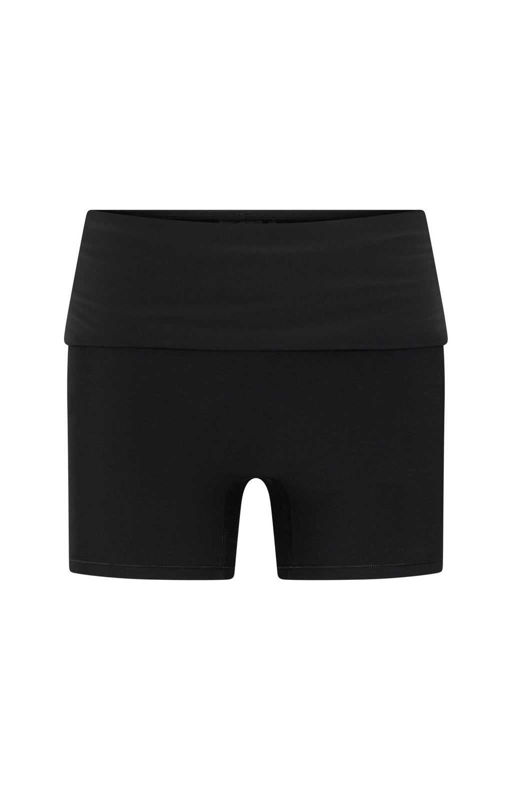 White Fox Redemption Foldover Shorts Black
