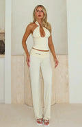 White Fox She Wants Peace Pants Cream