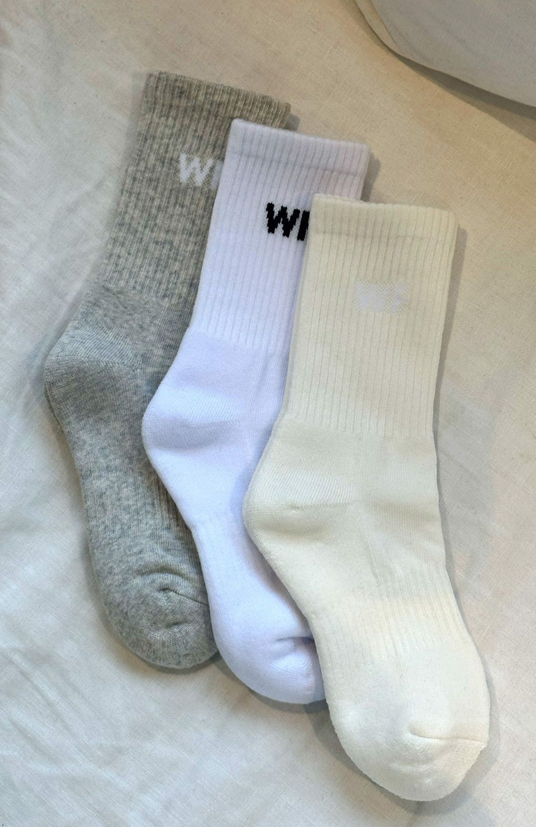 White Fox My Peace Socks Set White/Cream/Oatmeal