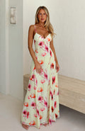 White Fox A Day In Nice Maxi Dress Butter Floral