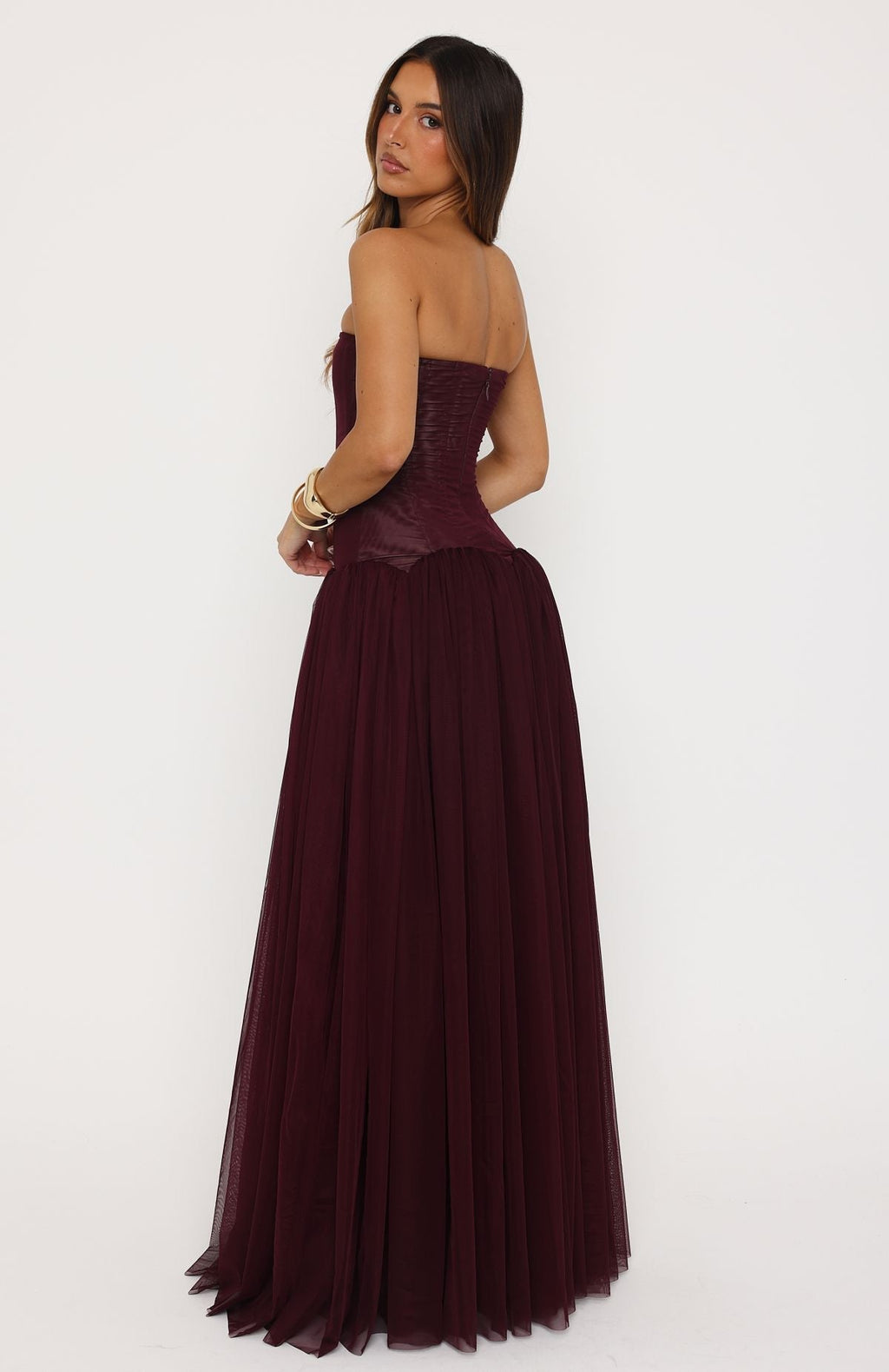White Fox Magic Muse Maxi Dress Fig