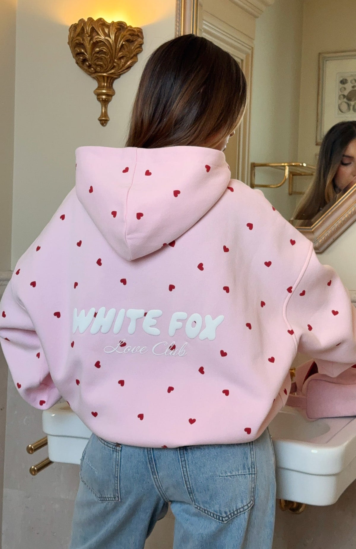 White Fox My One And Only Oversized Hoodie Posy