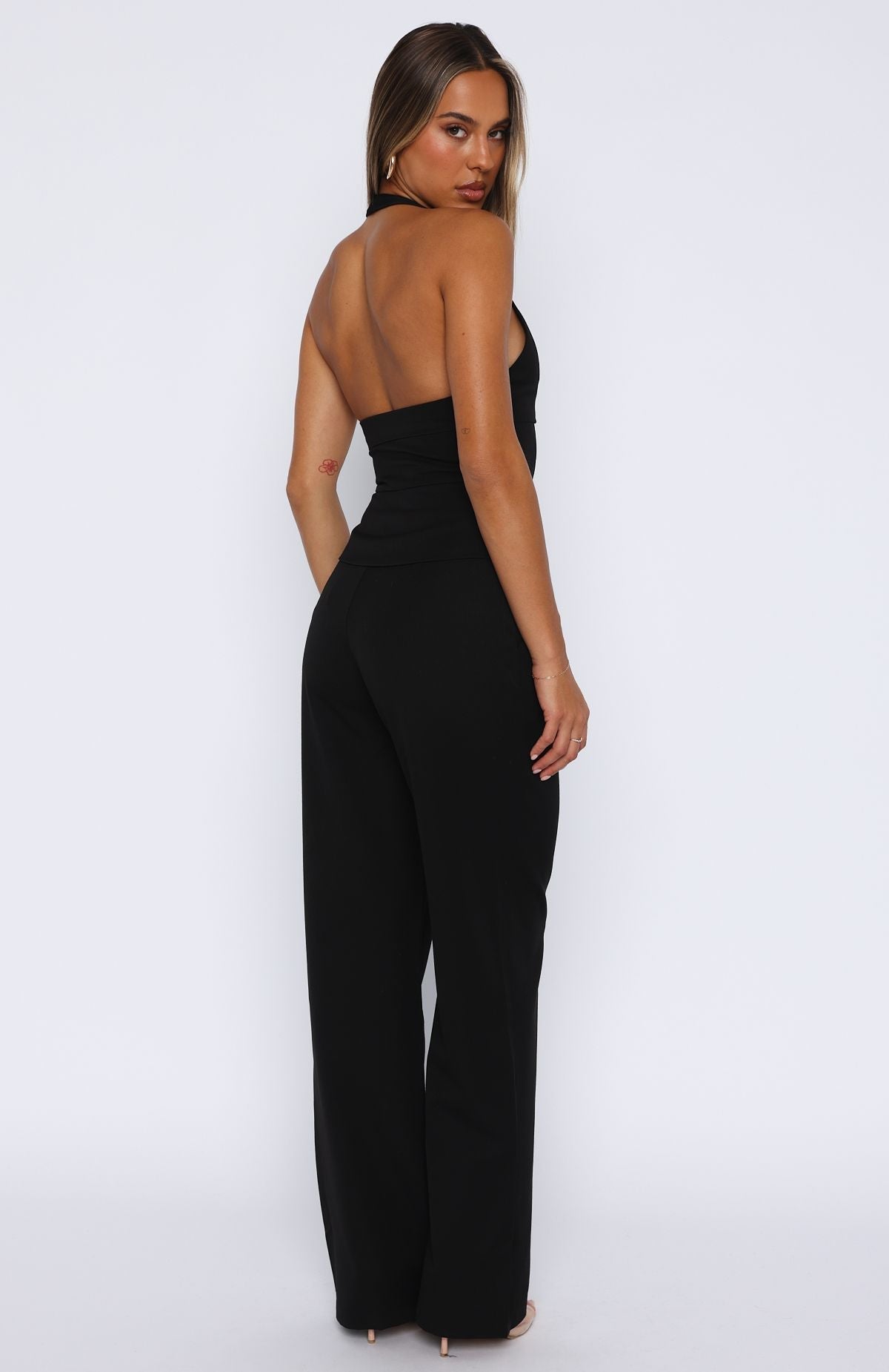 White Fox Only Acting Pants Black