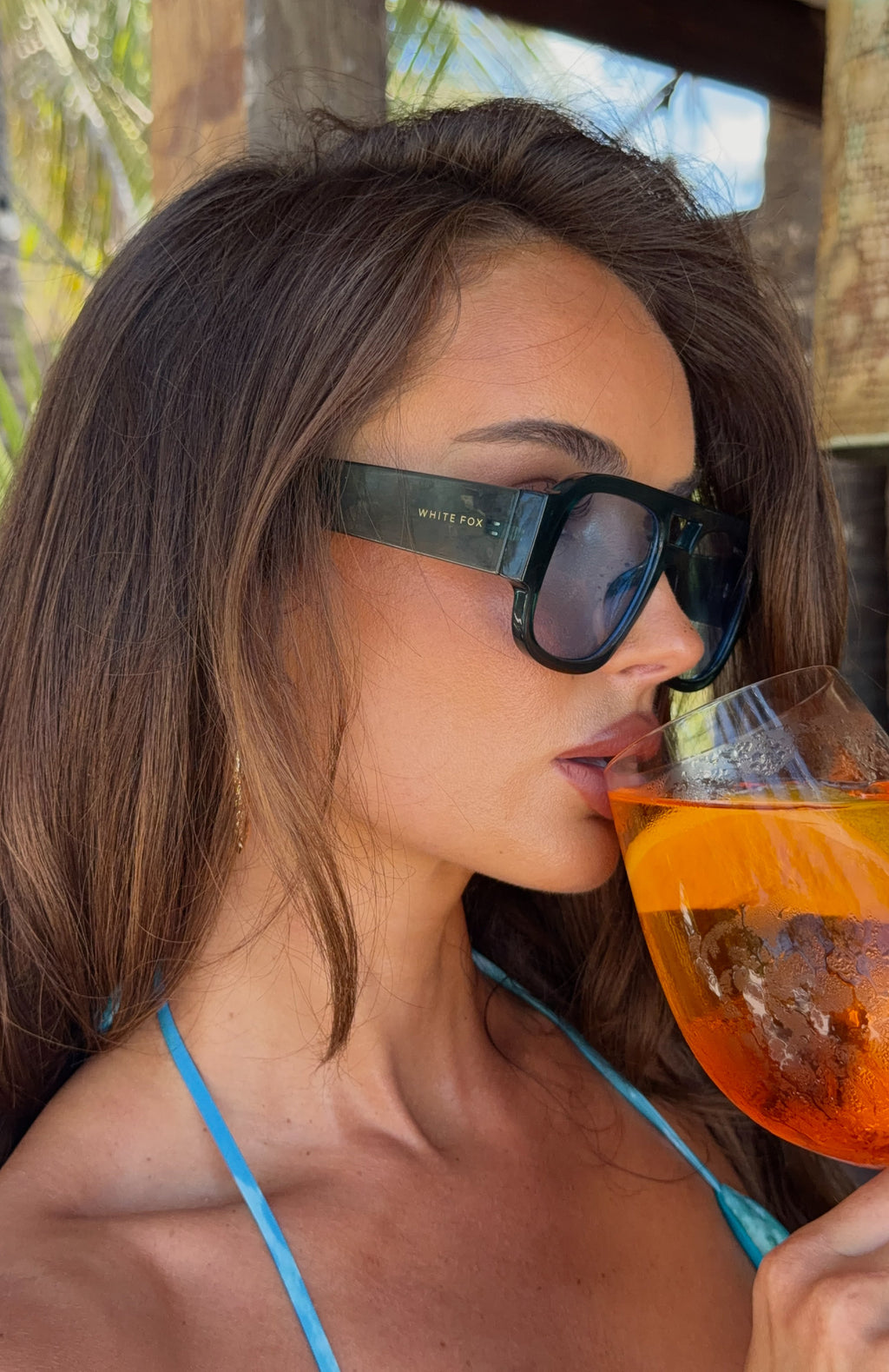 White Fox Tirza Sunglasses Aqua/Blue