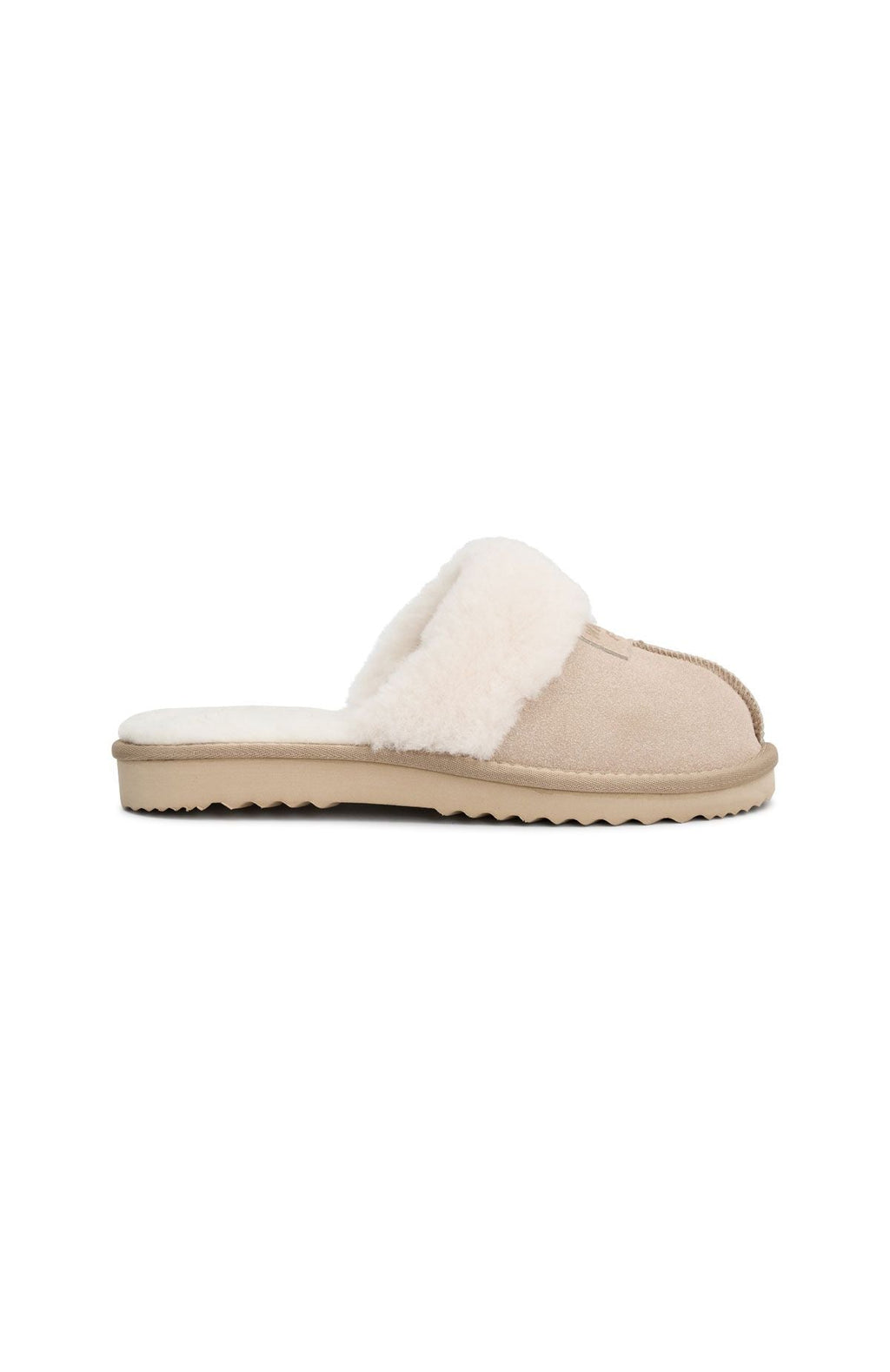 White Fox Grayson Slippers Nude