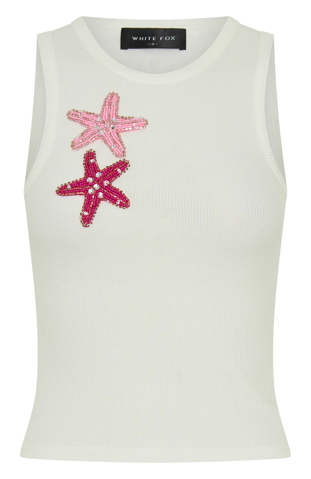 White Fox Sirena Rib Tank White