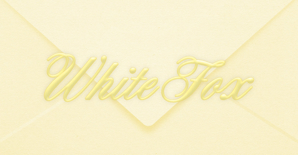 White Fox Envelope Gift Card