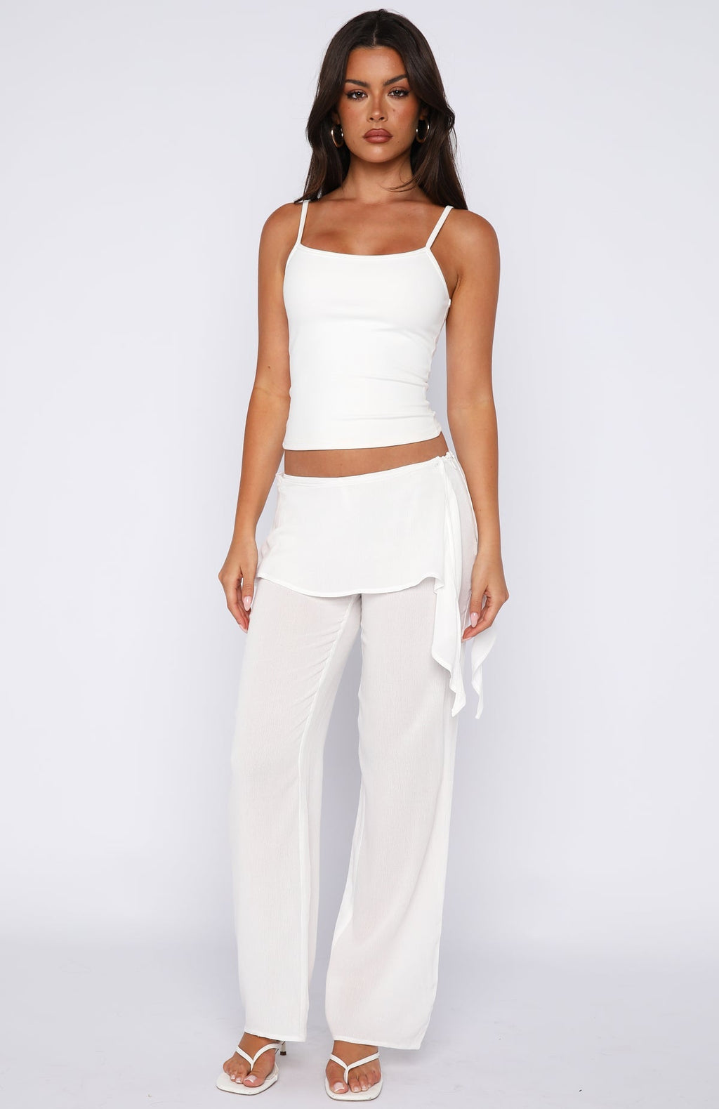 White Fox Start Me Up Pants White