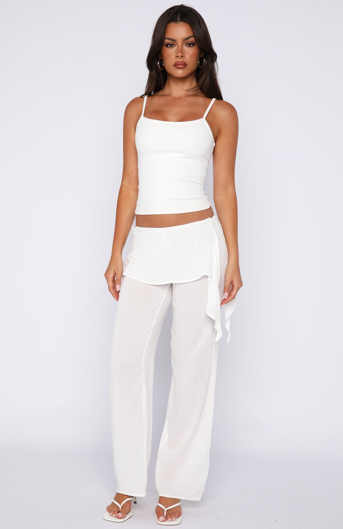 White Fox Start Me Up Pants White
