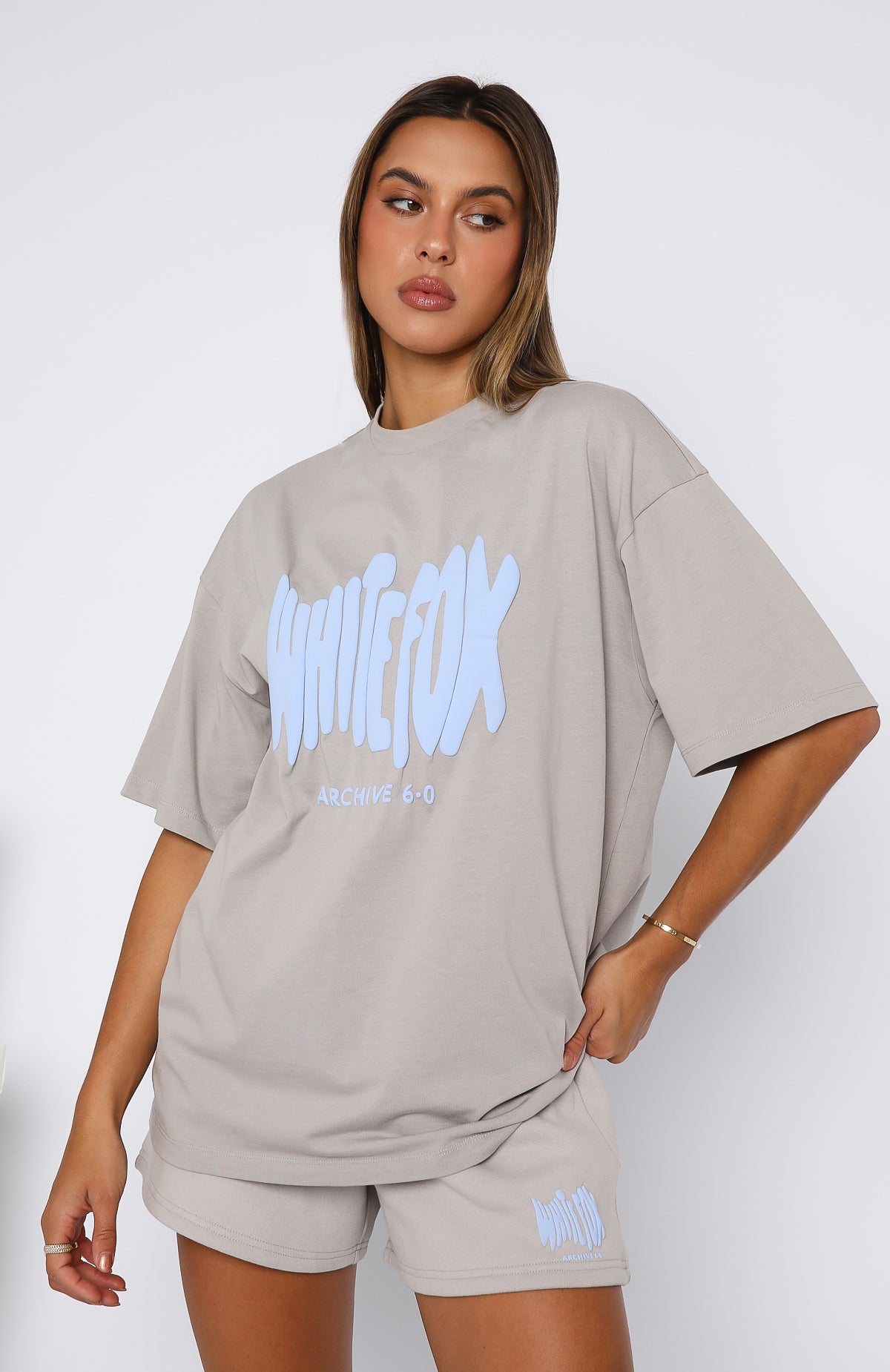 White Fox Archive 6.0 Oversized Tee Dove