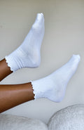 White Fox Me Time Socks White