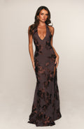 White Fox Always Yours Maxi Dress Chocolate