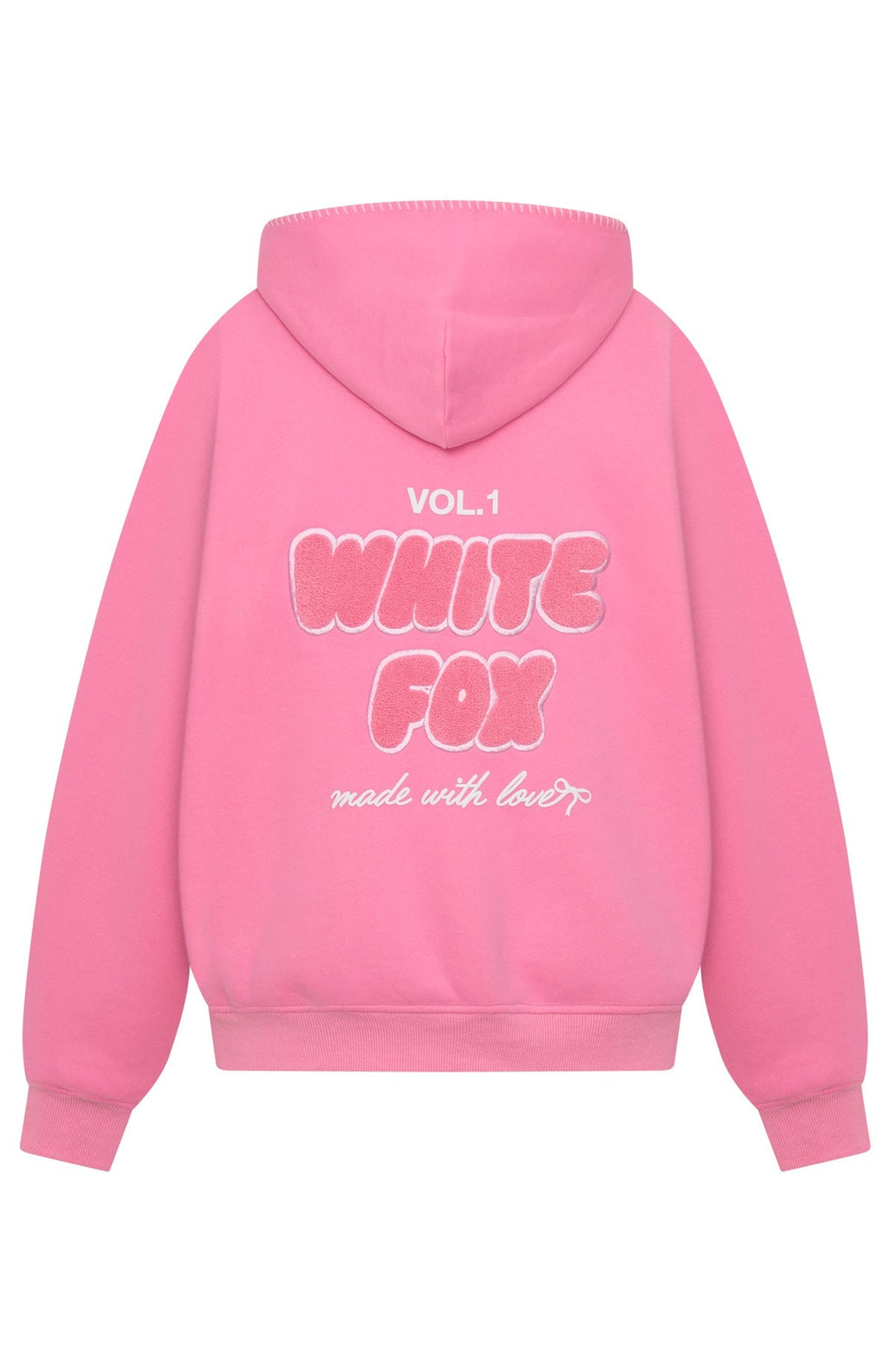 White Fox Vol. 1 Oversized Hoodie Bubblegum
