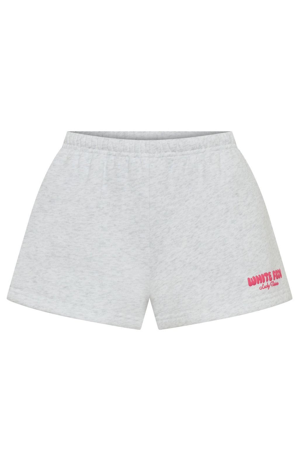 White Fox Lucky Thirteen Stephanie Lounge Shorts Grey Marle