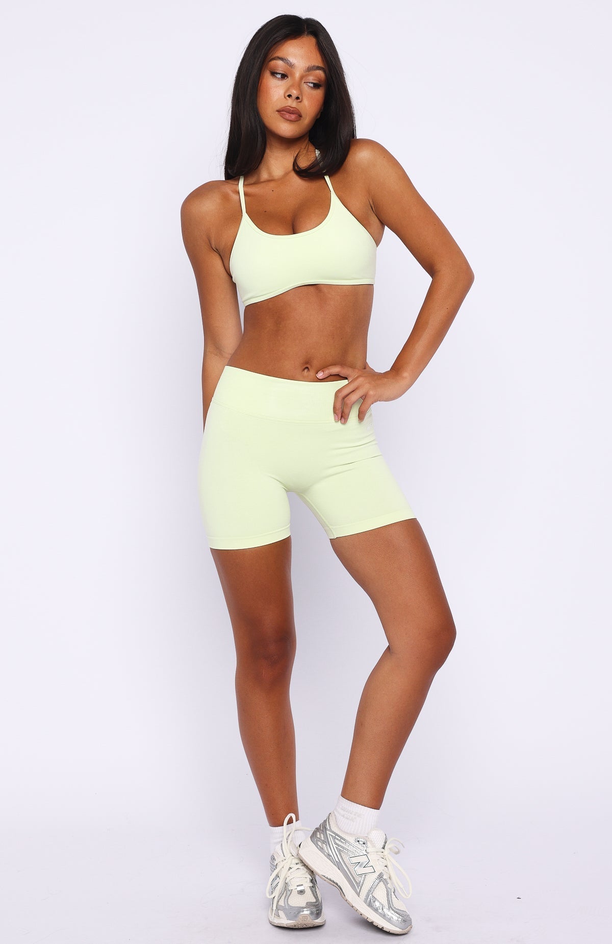 White Fox Fuel Seamless Sports Bra Sorbet