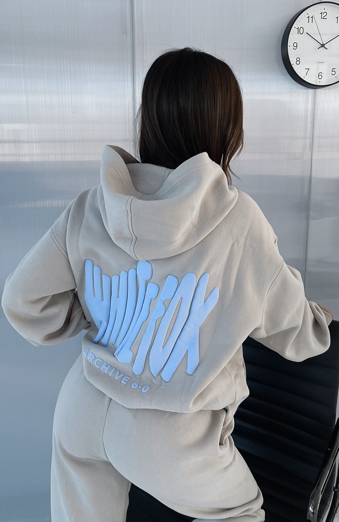 White Fox Archive 6.0 Oversized Hoodie Dove
