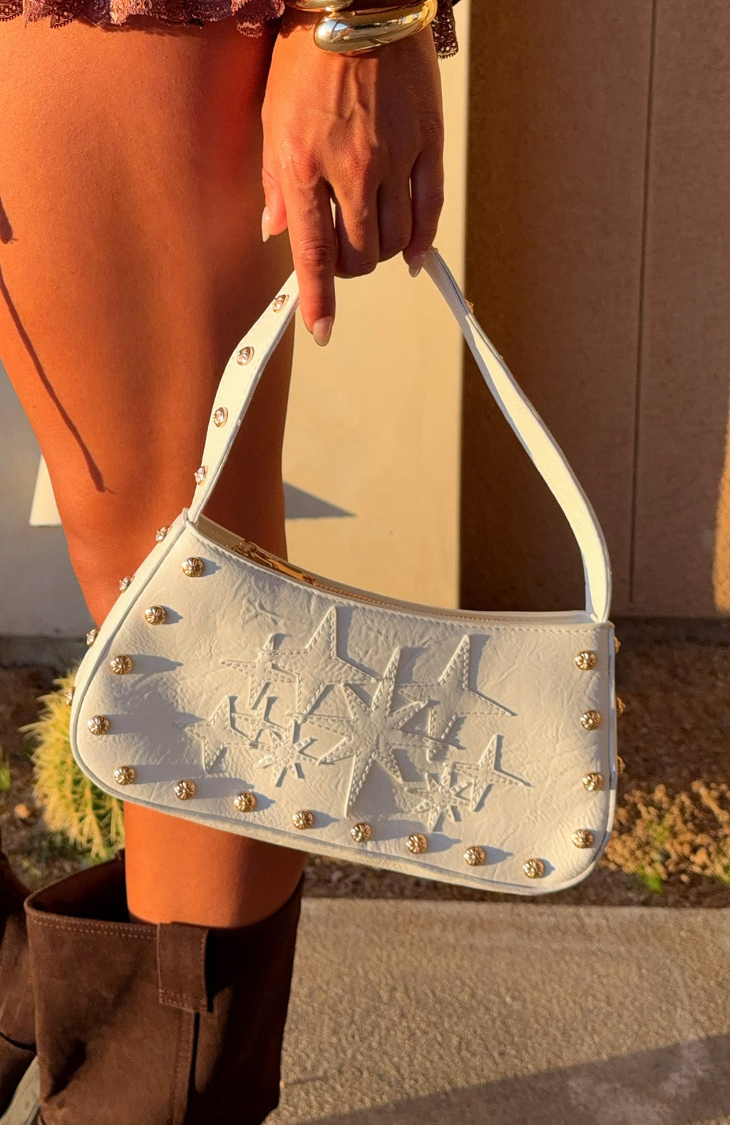 White Fox Nash Shoulder Bag White