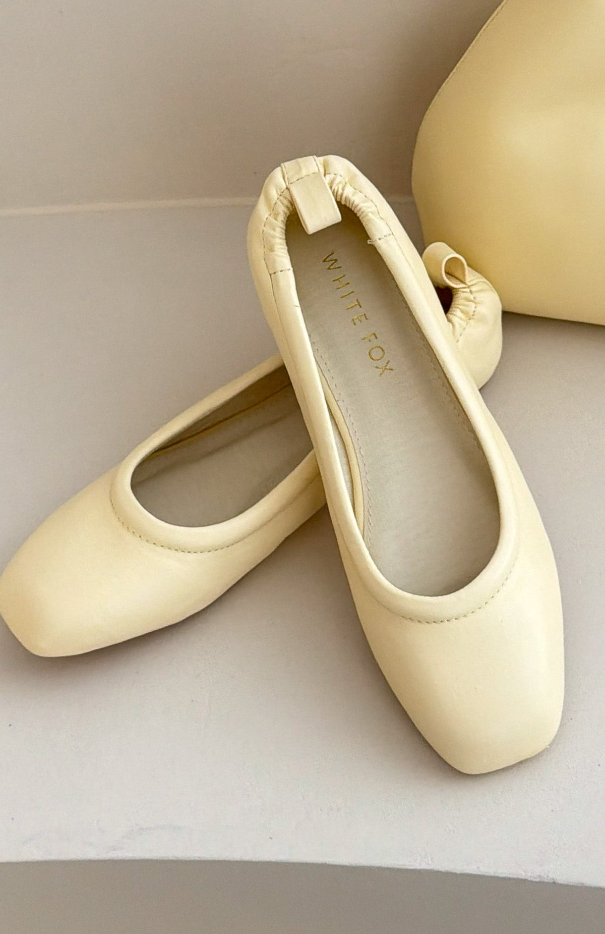 White Fox Lester Ballet Flats Butter