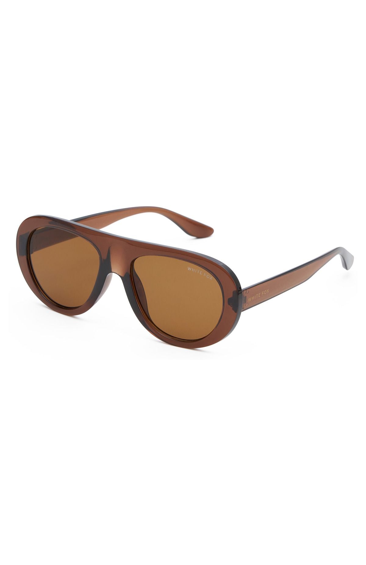 White Fox Oscar Sunglasses Chocolate