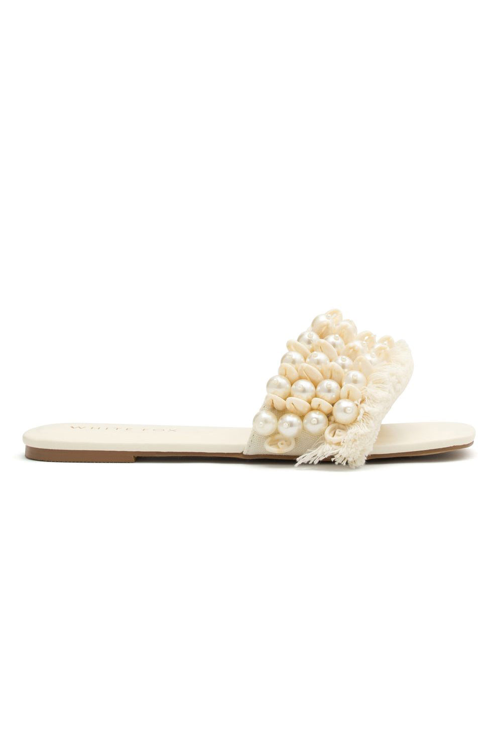 White Fox Valentina Sandals Cream