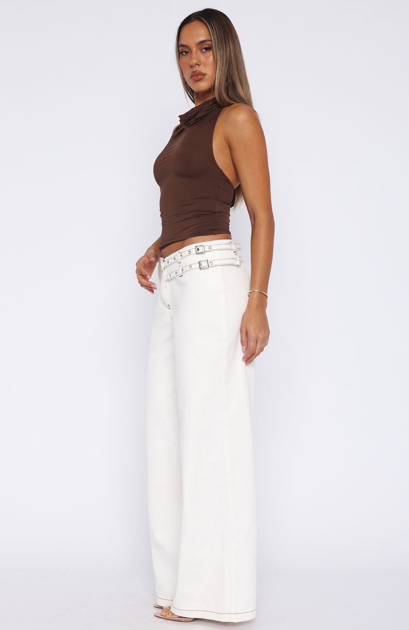 White Fox No Second Chances Pants Cream