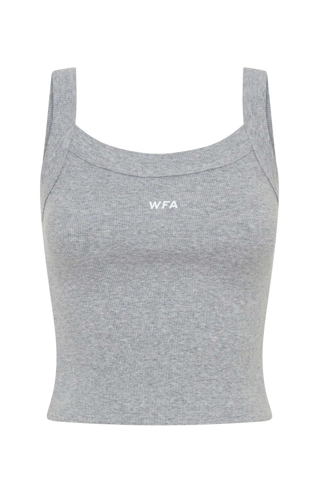 White Fox Maximum Rib Tank Grey Marle