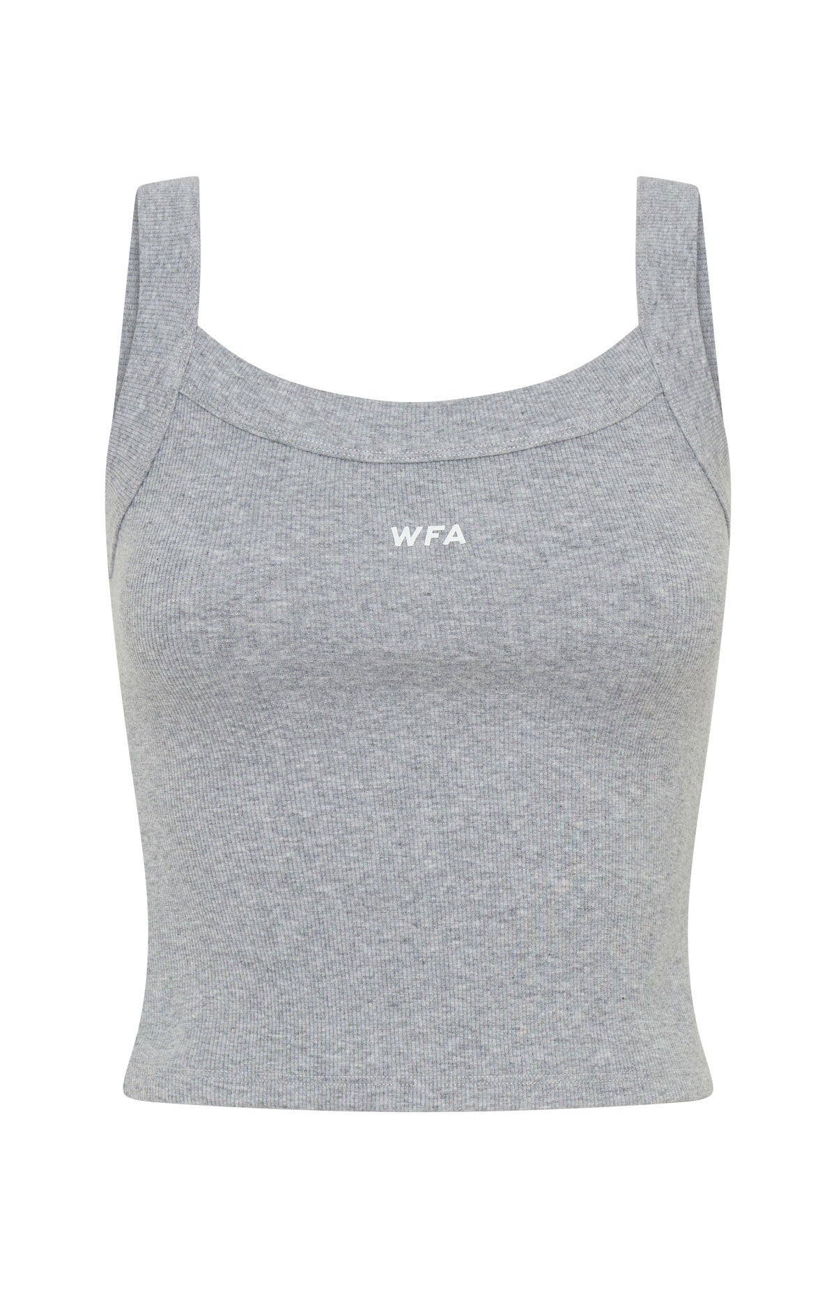 White Fox Maximum Rib Tank Grey Marle