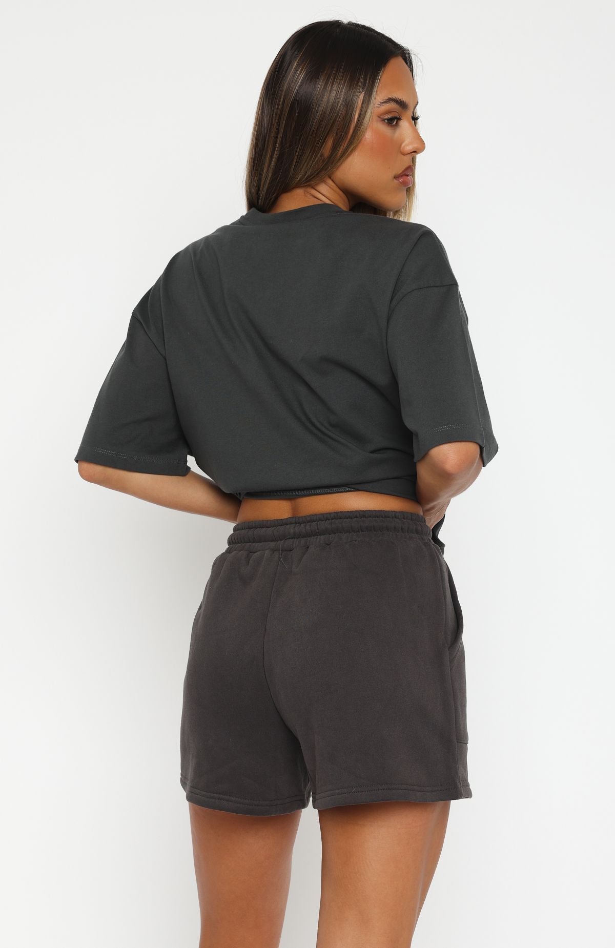 White Fox Offstage Lounge Shorts Shadow