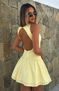 White Fox Good Girl Mini Dress Lemon