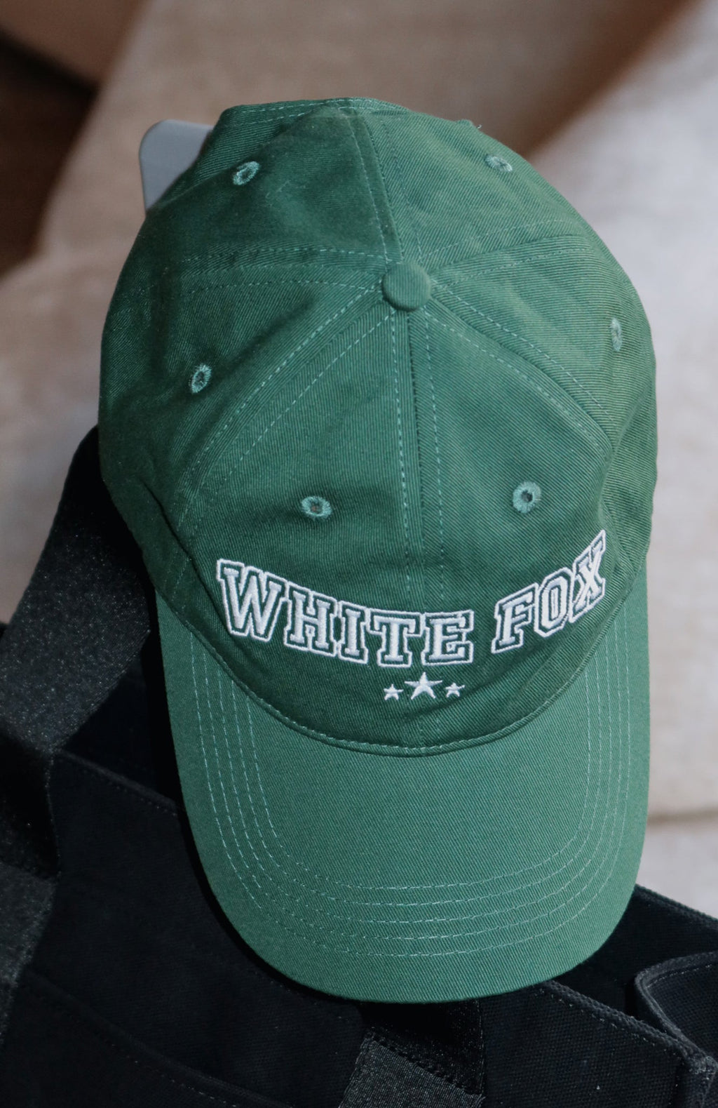 White Fox Social Season Cap Forest Green