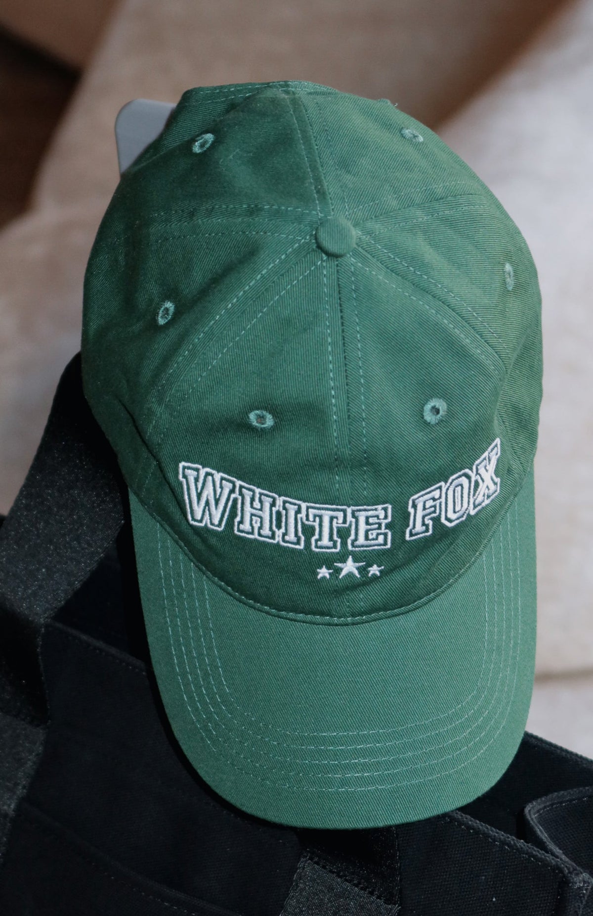 White Fox Social Season Cap Forest Green