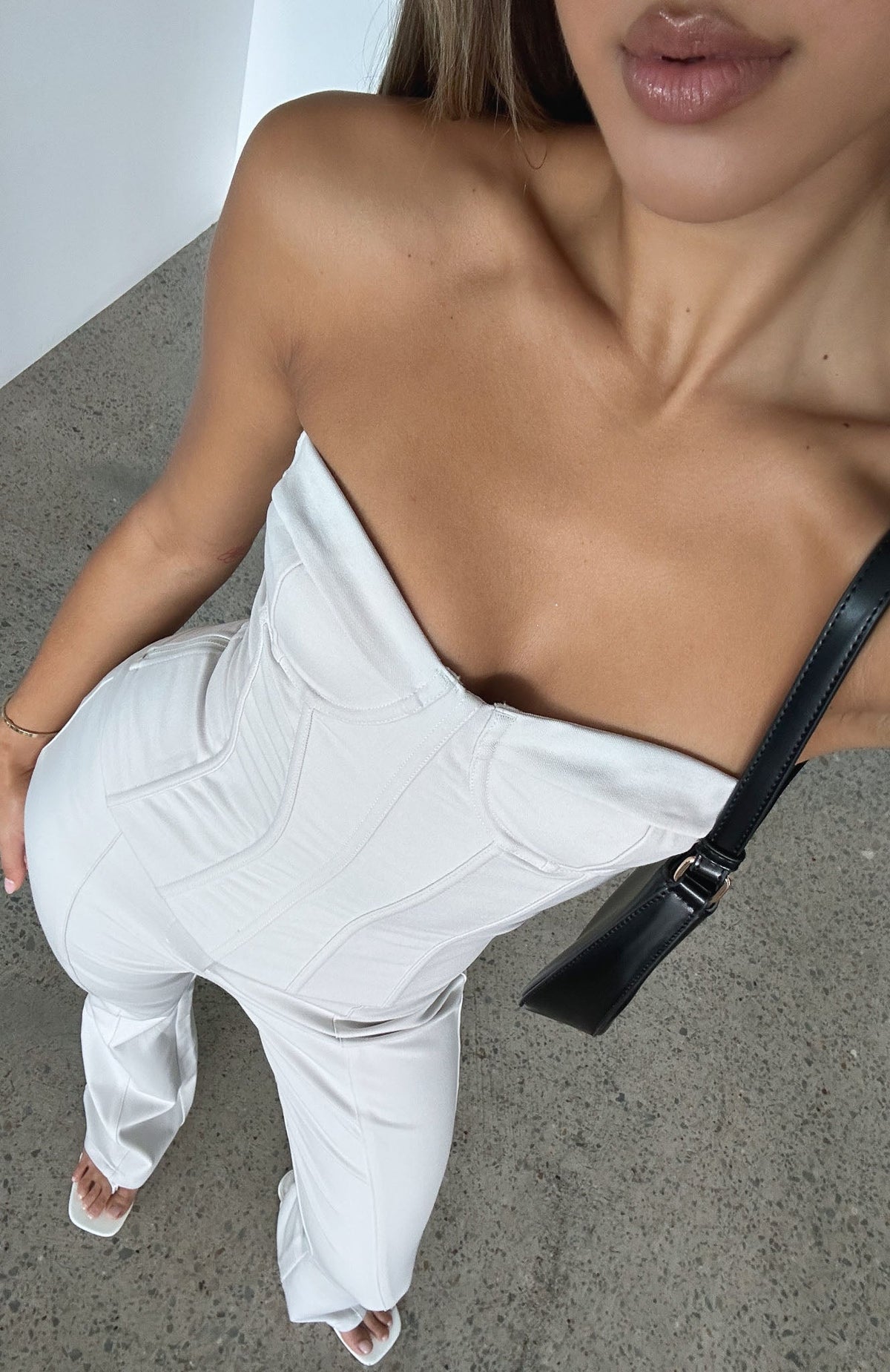 White Fox Next Chapter Strapless Bustier Bone