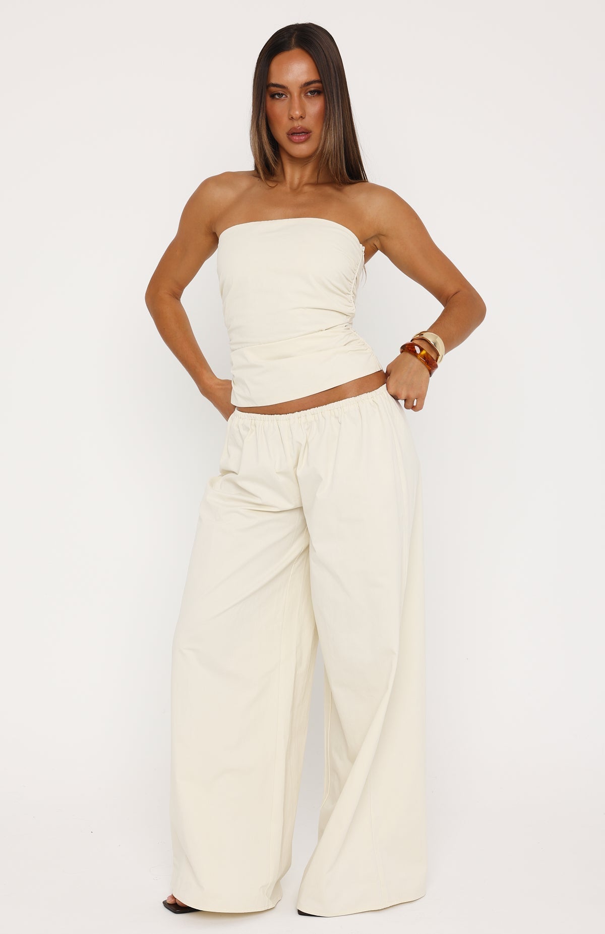 White Fox Just Like This Pants Cream