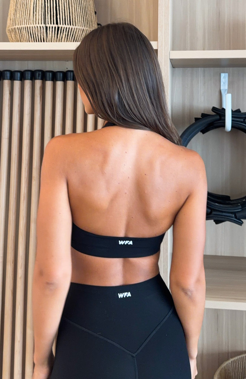 White Fox Sprint Sports Bra Black