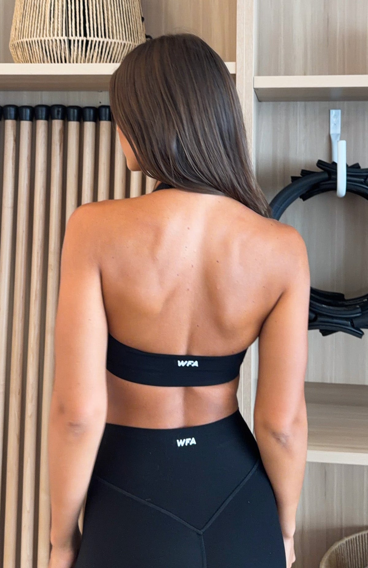 White Fox Sprint Sports Bra Black
