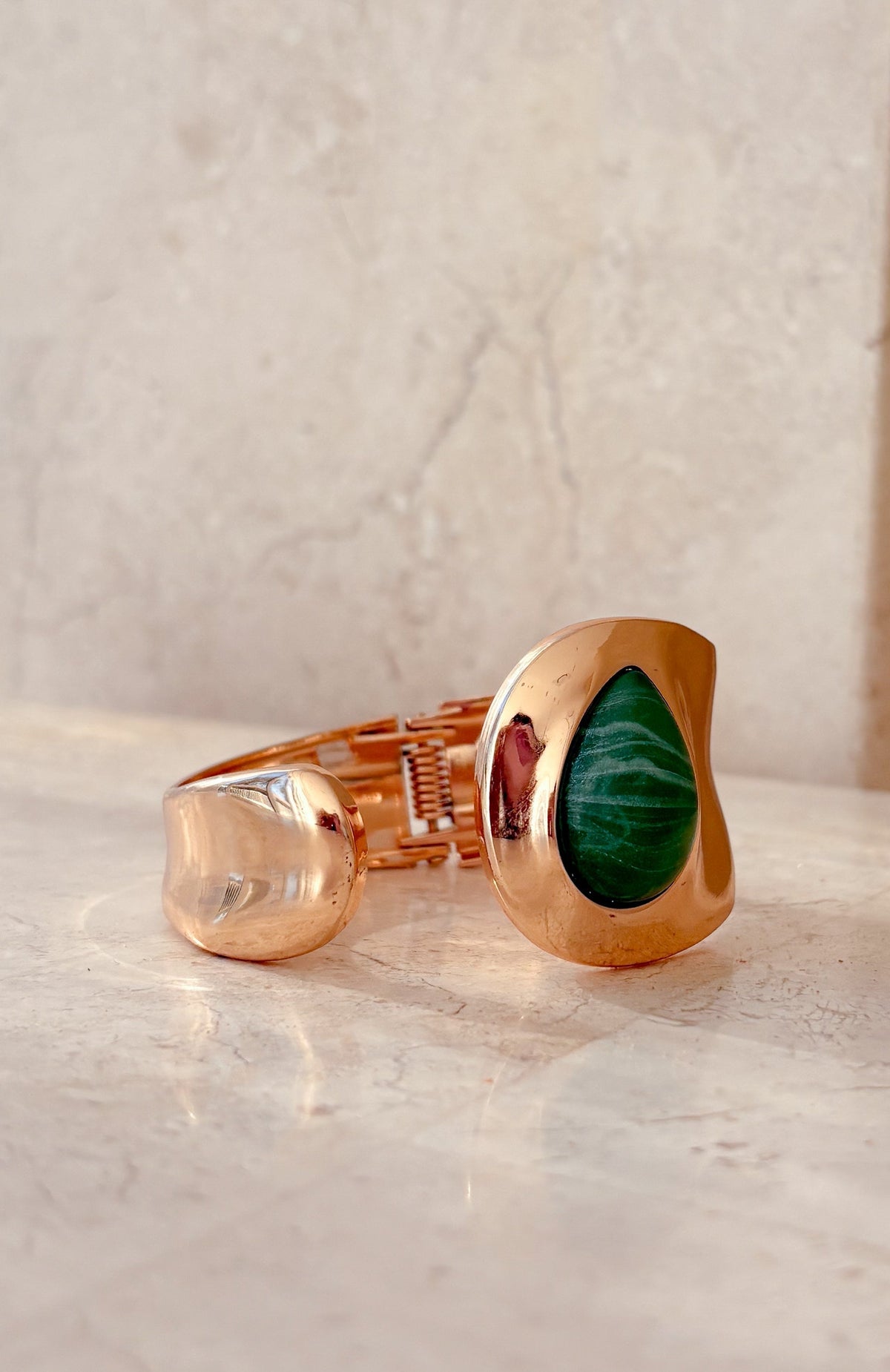 White Fox Jake Cuff Bracelet Gold