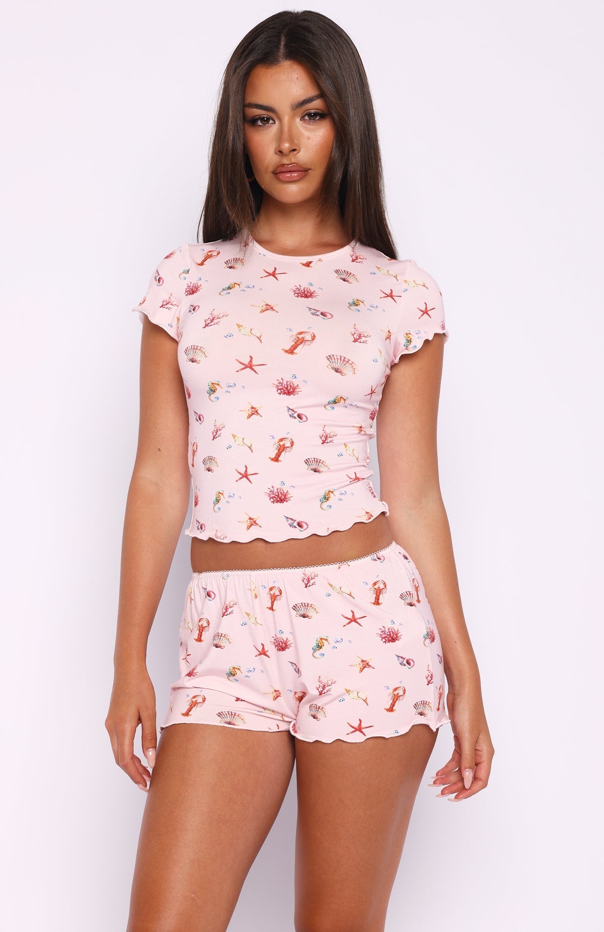 White Fox Dreamy Pyjama Shorts Sea Dreams