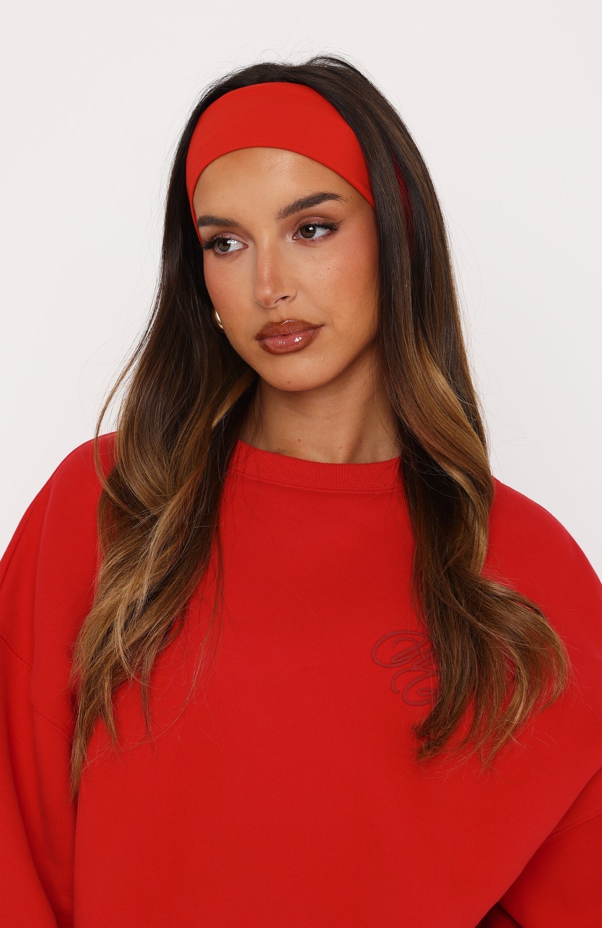 White Fox Studio 17 Tove 2 Pack Headband Red/Chocolate