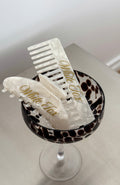 White Fox Cammy Hair Clip & Comb Set Pearl