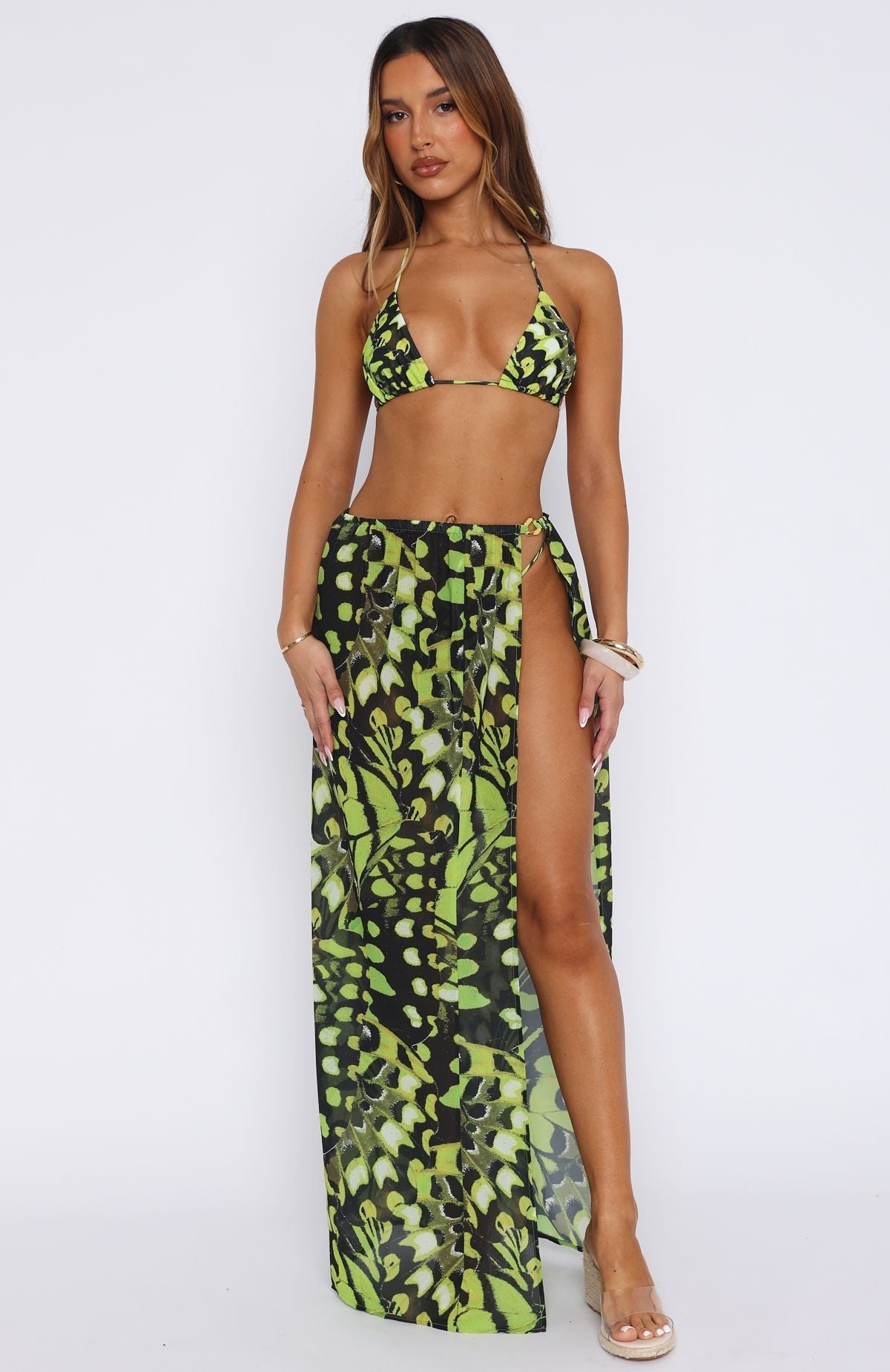 White Fox Tropical Life Sarong Lime Whisper