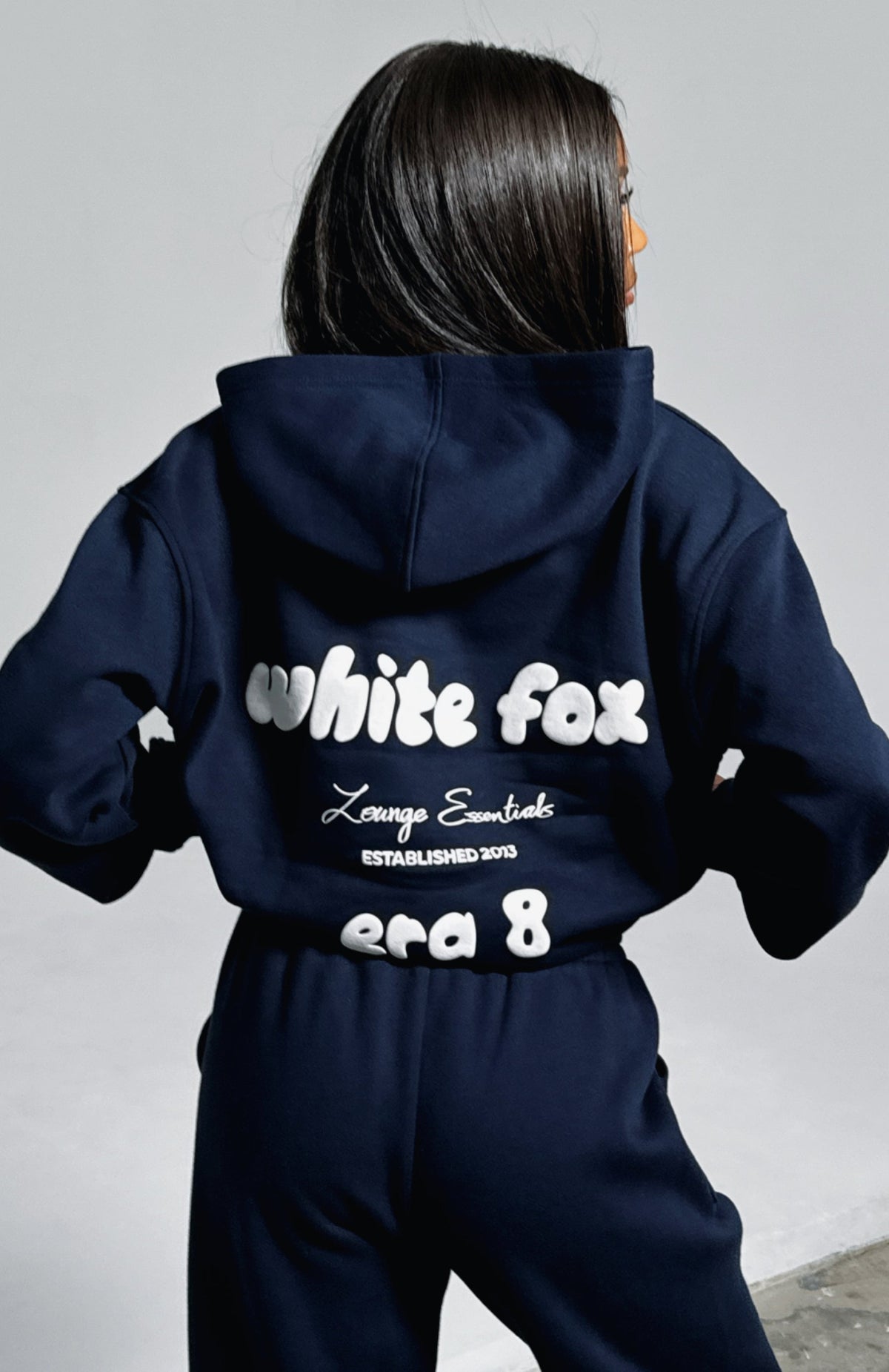 White Fox Era 8 Oversized Hoodie Nautical
