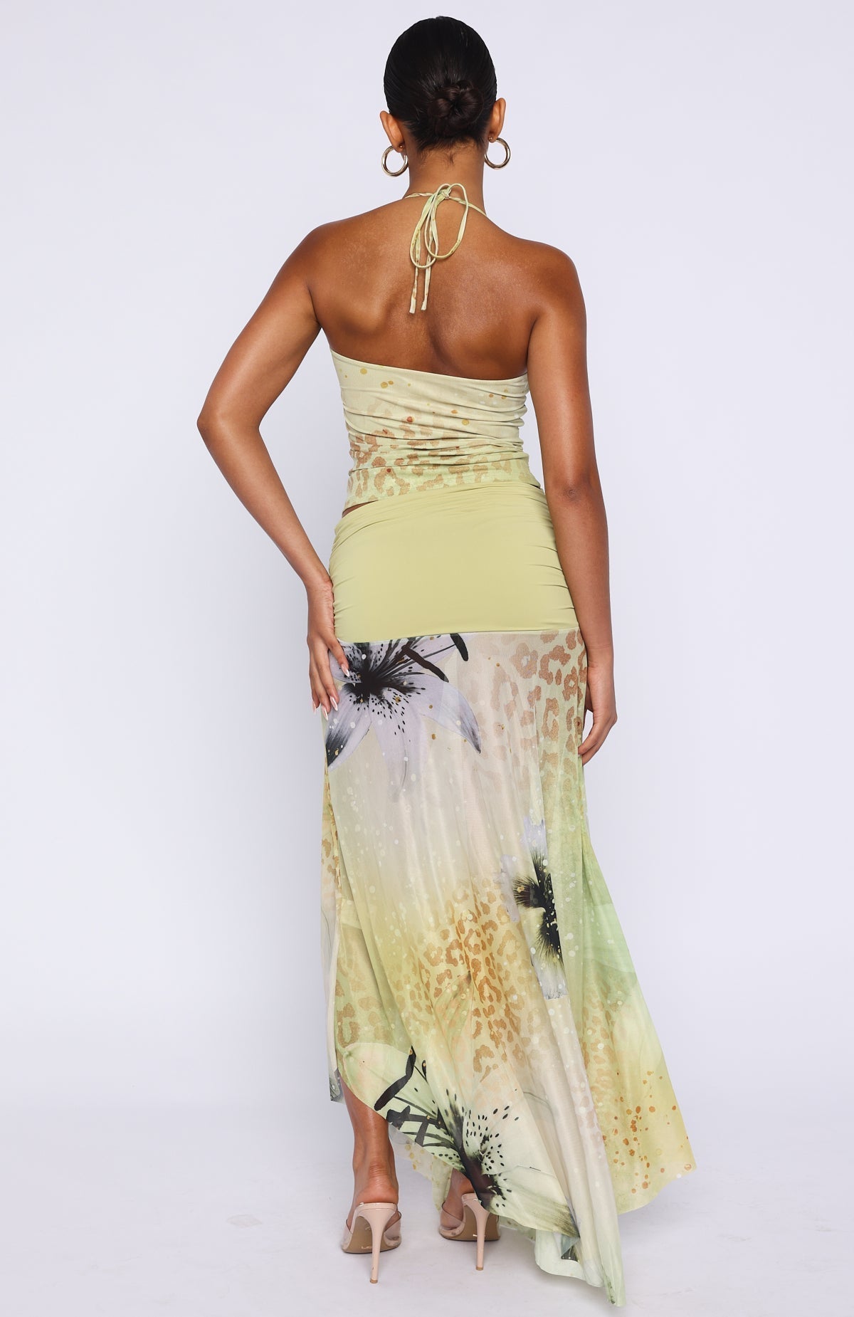 White Fox Sundrenched Days Maxi Skirt Tropical Nectar