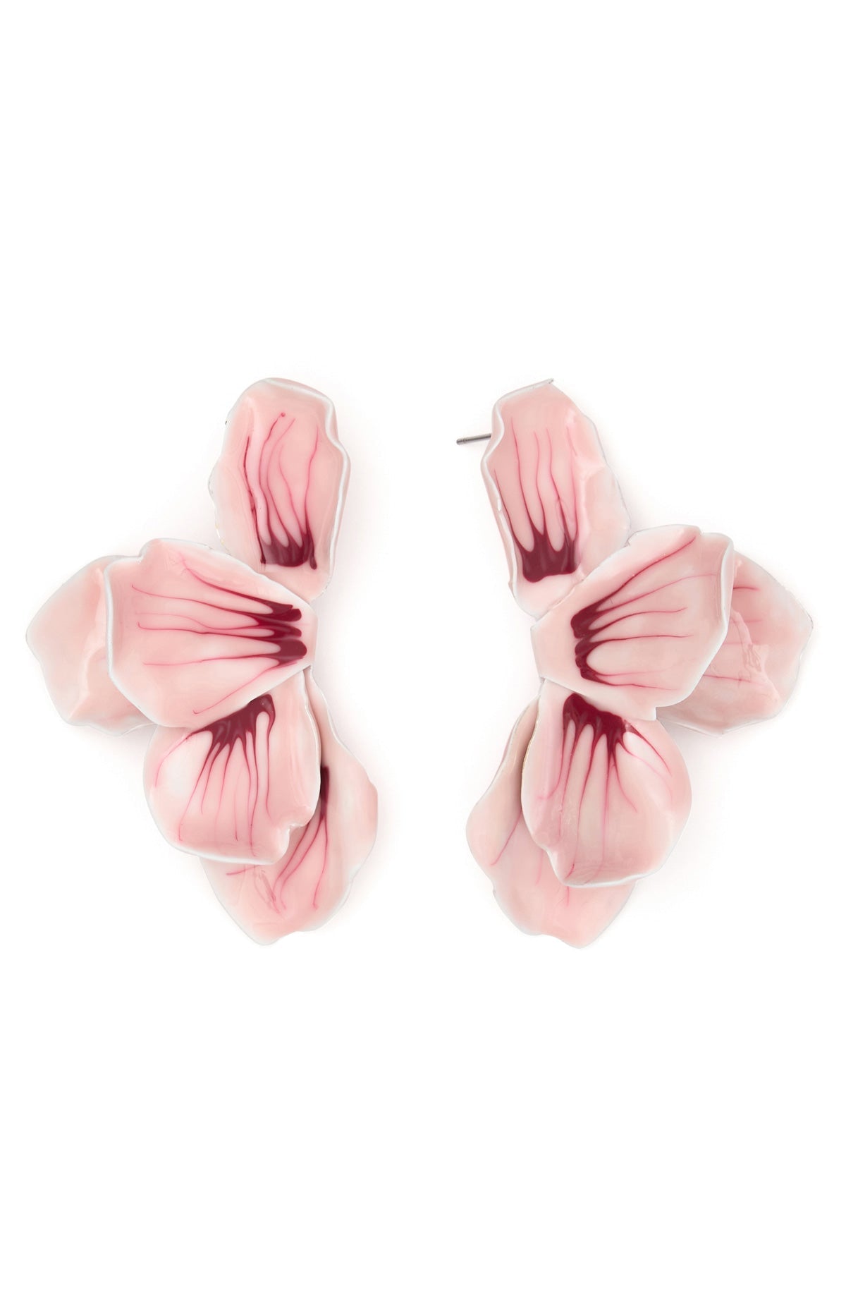 White Fox Rue Earrings Pink