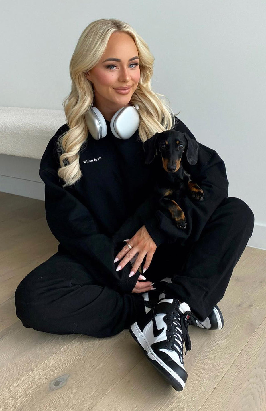 White Fox Own The Moment Sweater Black