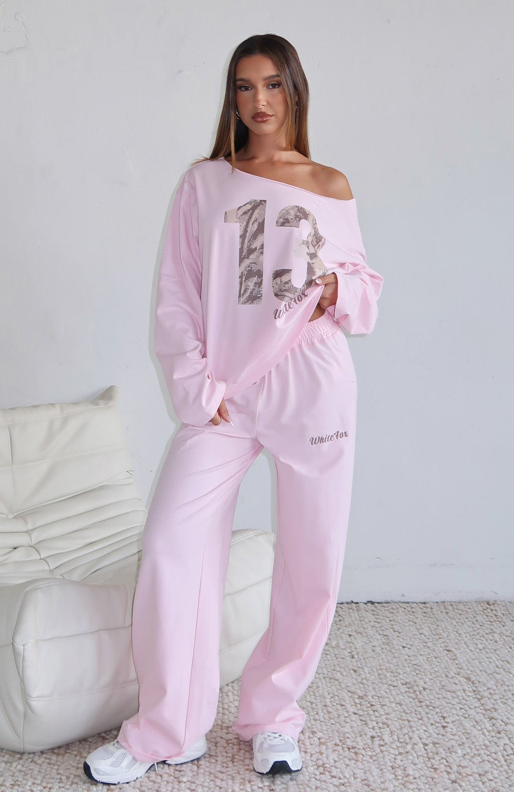 White Fox All A Dream Track Pants Pink